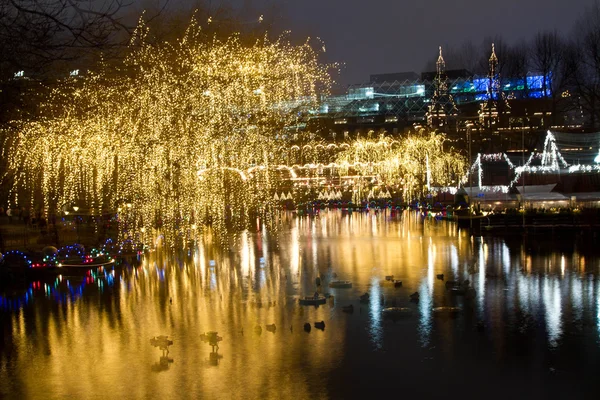 Natal no Tivoli em Copenhague — Fotografia de Stock