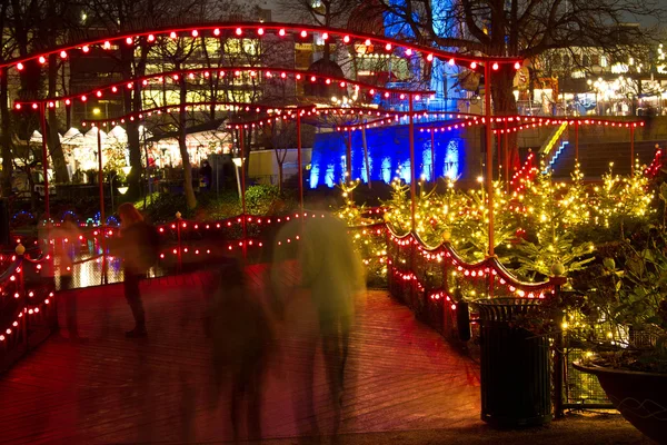 Natal no Tivoli em Copenhague — Fotografia de Stock