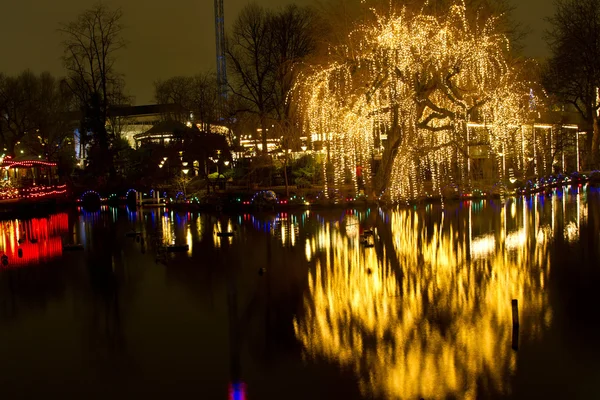 Navidad en el Tivoli de Copenhague — Foto de Stock