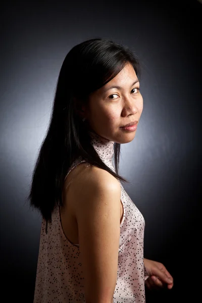 Portrait of an asian girl — Stock Photo, Image