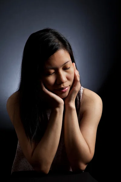 Bir Asyalı kız portresi — Stok fotoğraf