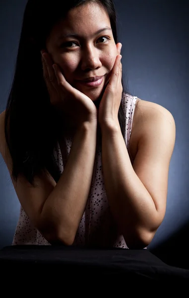 Portrait of an asian girl — Stock Photo, Image