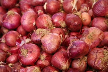 Pazarda taze sebzeler