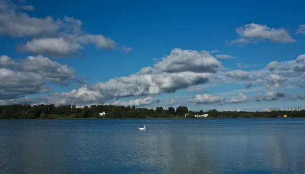 Bellissimo lago in Danimarca — Foto Stock