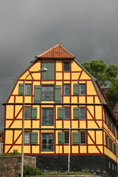 House facade in Svenborg — Stock Photo, Image