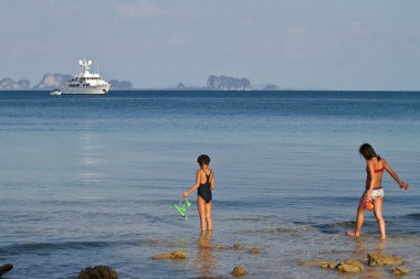 Kızlar Tayland Beach