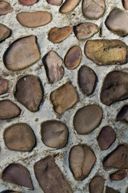 Tayland bir plajda taşlar