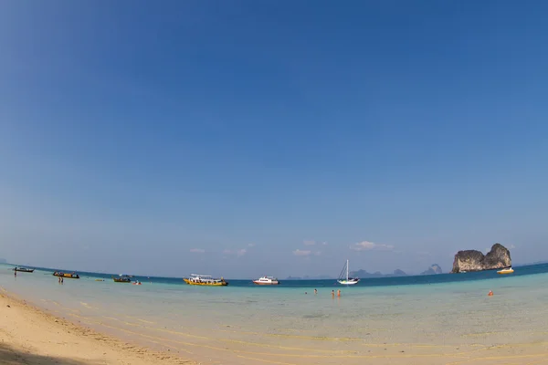 Παραλία σε krabi Ταϊλάνδη — Φωτογραφία Αρχείου