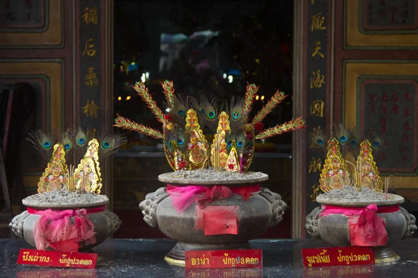 Inscence sticks in a temple — Stock Photo, Image