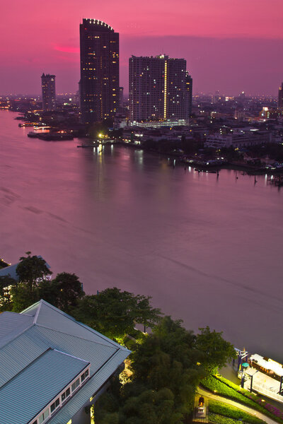 Chao Phraya river in Bangkok