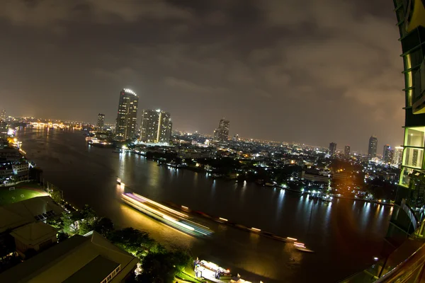 Rio Chao phraya em Bangkok — Fotografia de Stock