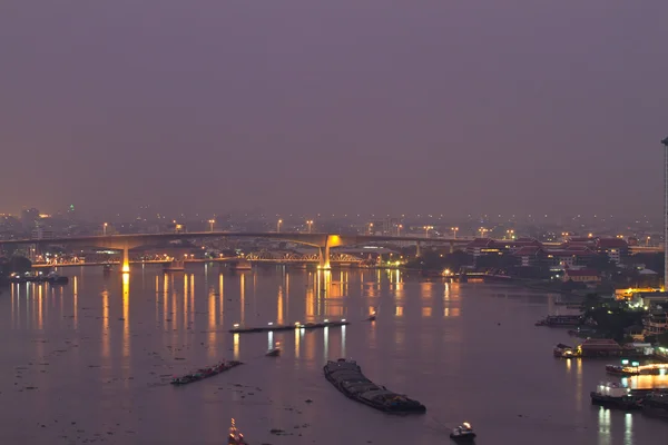 Chao Phraya river in Bangkok — Stock Photo, Image