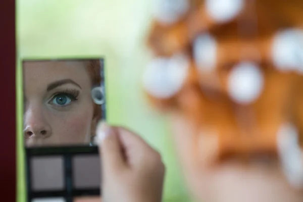 Make-up-Sitzung — Stockfoto