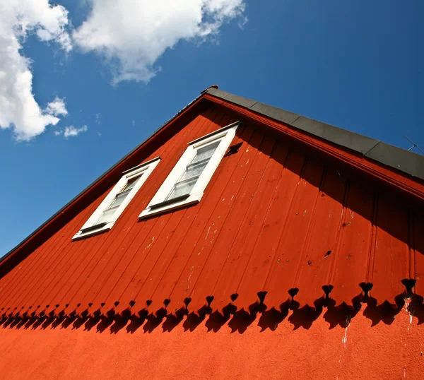 Vista della casa in Svezia — Foto Stock