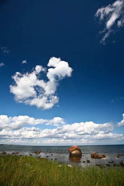 Kust Zweden weergave — Stockfoto