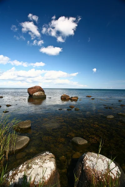 Kystnære Sverige udsigt - Stock-foto