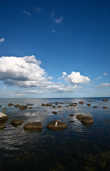 Vista de la costa sueca — Foto de Stock