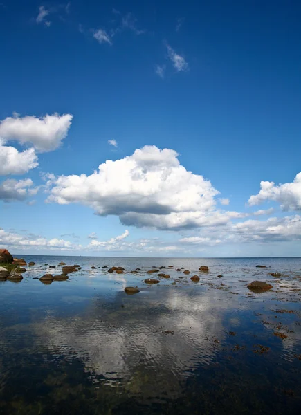 Vista de la costa sueca — Foto de Stock