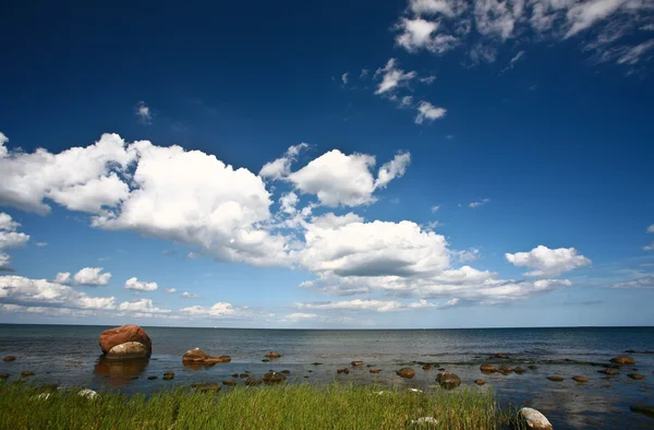 Vista de la costa sueca — Foto de Stock