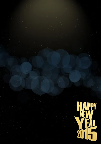 New Year 2015 Text lights effect — Stock Photo, Image