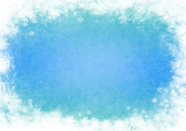 Abstracte winter blauwe achtergrond — Stockfoto