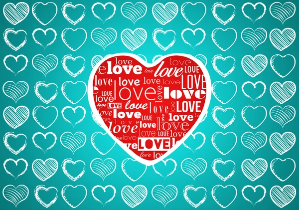 Heart for Valentines Day Background — Stock Photo, Image