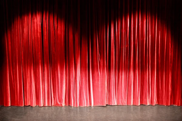 Curtain in a theatre — Stock Photo, Image