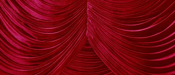 Roter Vorhang — Stockfoto