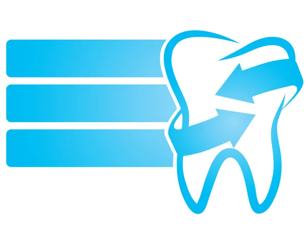 La dentadura postiza info — Archivo Imágenes Vectoriales