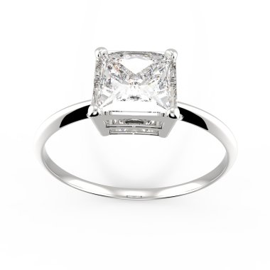 Elmas alyans. 3D render