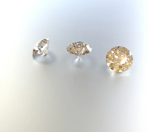 Fundo de jóias com pedras preciosas. Ilustração 3D — Fotografia de Stock