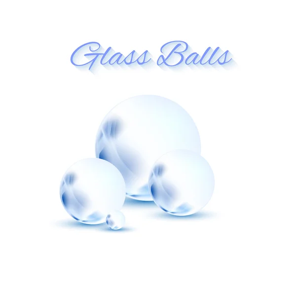 Glass sphere — Stock Vector