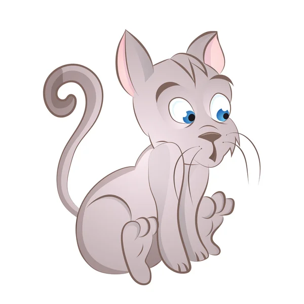 Gato de dibujos animados — Vector de stock