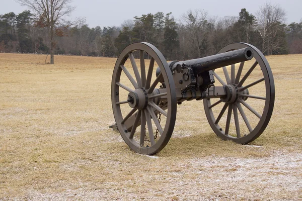 Bull Run Cannon in Field — Stock Photo, Image