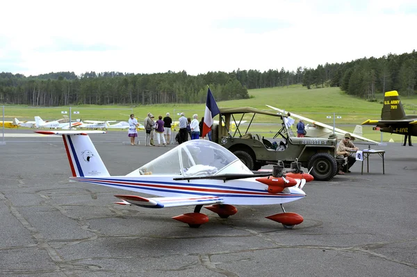 The one and only parked ULM ranked Cricri — Stock Photo, Image