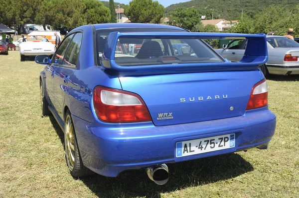 Subaru WRX azul — Foto de Stock