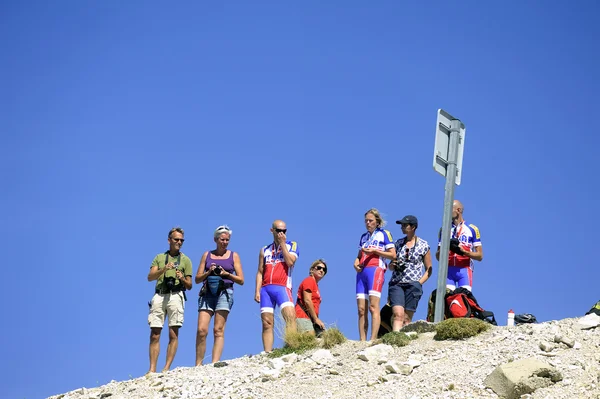 Un gruppo di ciclisti — Foto Stock