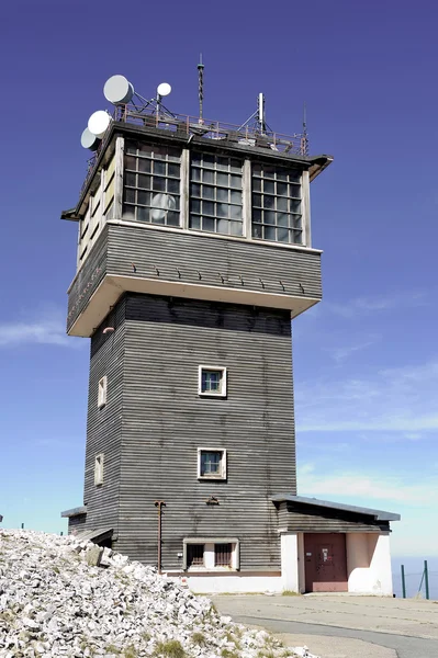 Stacja z Mount Ventoux — Zdjęcie stockowe