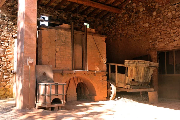 Forno di Roussillon ocra fabbrica — Foto Stock