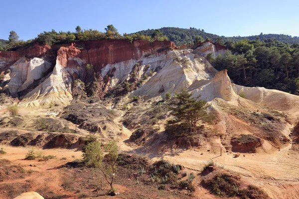 鉱夫の 6 世代によって掘られて赤い風景黄土色のコロラド州の Pr — ストック写真