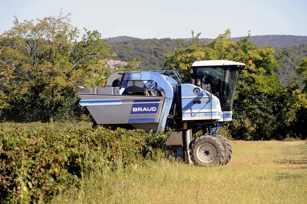 The harvest with machines — Stock Photo, Image