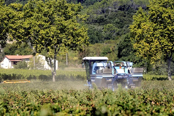 The harvest with machines — Stock Photo, Image