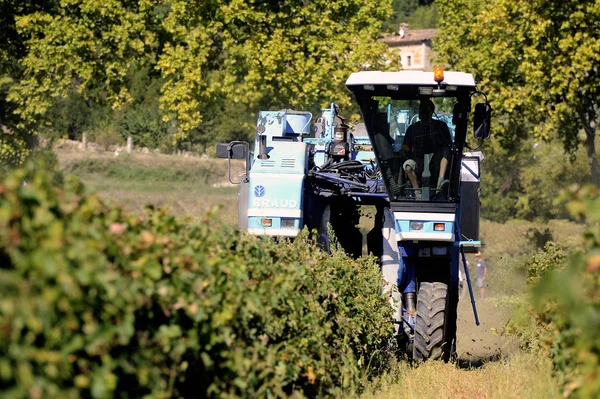 The harvest with machines — Stock Photo, Image