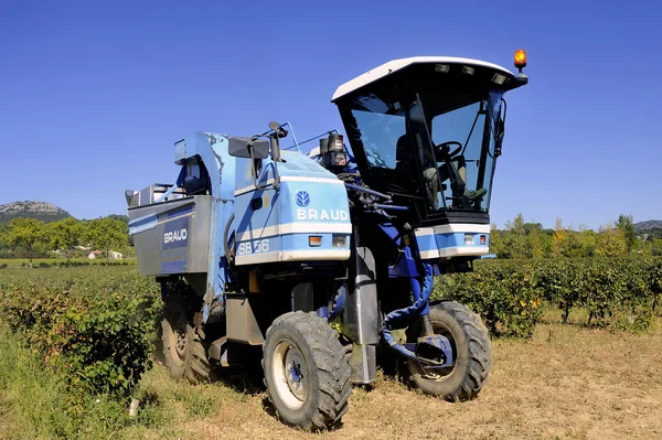 La raccolta con le macchine — Foto Stock