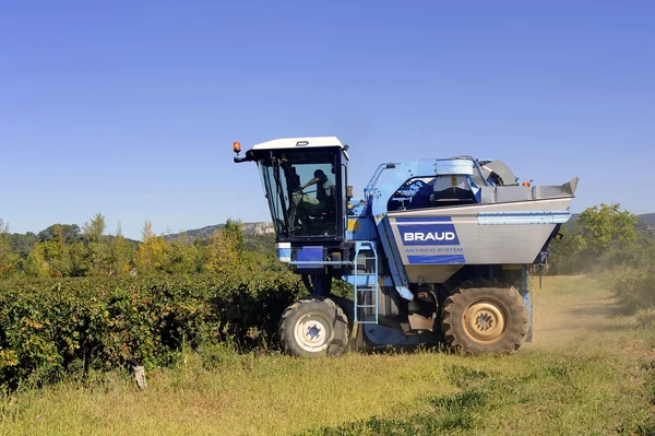 The harvest with machines — Stock Photo, Image