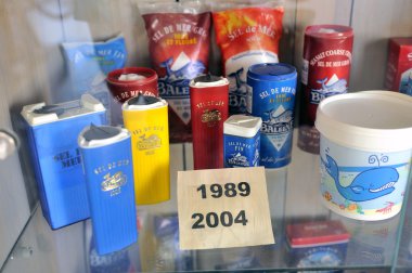 Ambalaj deniz tuzu toplanmasını Vitrini