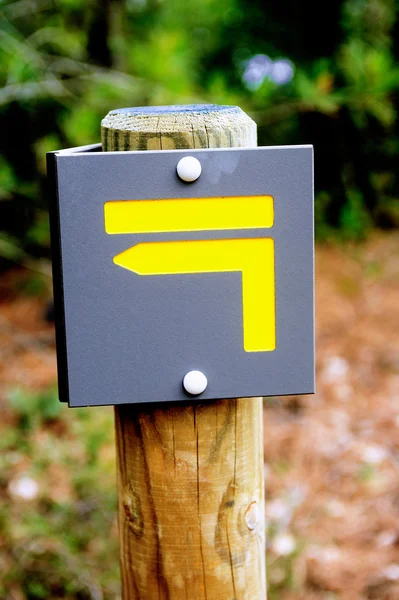 Sign indicating the direction — Stock Photo, Image