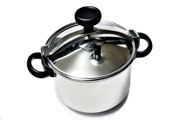 Pressure cooker stainless steel — Stock Photo, Image