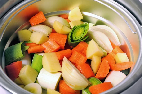 Pressure cooker stainless steel — Stock Photo, Image