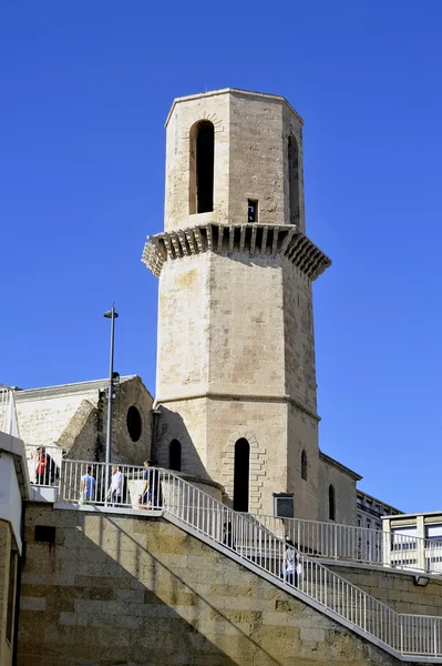 Saint-Laurent Church and its bell tower — Stock Photo, Image